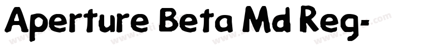 Aperture Beta Md Reg字体转换